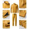 imageJMIERR Mens Track Suits 2 Piece Set Full Zip Sweatsuits for Men Athletic Jogging Suit Sports Outfits SetsYellow