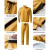 imageJMIERR Mens Track Suits 2 Piece Set Full Zip Sweatsuits for Men Athletic Jogging Suit Sports Outfits SetsYellow