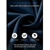 imageJMIERR Mens 3 Pack Cotton Hipster Hip Hop Longline Crewneck TShirtAblackBaby BlueNavy Blue