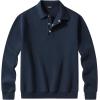 imageJMIERR Mens Casual Cotton Polo Sweatshirts Long Sleeve Button Collared Pullover ShirtsNavy Blue