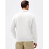 imageJMIERR Mens Casual Cotton Polo Sweatshirts Long Sleeve Button Collared Pullover ShirtsWhite