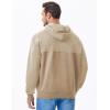 imageJMIERR Mens Casual Hooded Collar Fleece Hoodies Pullover Sweatshirts Warm Long Sleeve ShirtsApricot