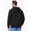 imageJMIERR Mens Casual Hooded Collar Fleece Hoodies Pullover Sweatshirts Warm Long Sleeve ShirtsBlack