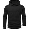 imageJMIERR Mens Casual Hooded Collar Fleece Hoodies Pullover Sweatshirts Warm Long Sleeve ShirtsBlack