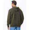 imageJMIERR Mens Casual Hooded Collar Fleece Hoodies Pullover Sweatshirts Warm Long Sleeve ShirtsGreen