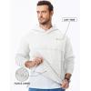 imageJMIERR Mens Casual Hooded Collar Fleece Hoodies Pullover Sweatshirts Warm Long Sleeve ShirtsWhite