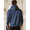 imageJMIERR Mens Casual Cotton Hooded Collar Drawstring Hoodies Pullover Sweatshirts Casual Long Sleeve ShirtsNavy Blue
