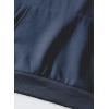imageJMIERR Mens Casual Cotton Hooded Collar Drawstring Hoodies Pullover Sweatshirts Casual Long Sleeve ShirtsNavy Blue