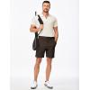 imageJMIERR Mens Casual Polo Shirt Summer Short Sleeve Vacation Button Beach Knit Stretchy Golf Shirts1 Beige