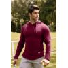 imageJMIERR Mens Fashion Hoodies Fleece Long Sleeve Athletic Sweatshirt Pullover T ShirtsRed