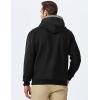 imageJMIERR Mens Hoodies Pullover Casual Cotton Fleece Hooded Sweatshirts Long Sleeve ShirtsBlack