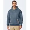 imageJMIERR Mens Hoodies Pullover Casual Cotton Fleece Hooded Sweatshirts Long Sleeve ShirtsBlue