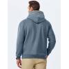 imageJMIERR Mens Hoodies Pullover Casual Cotton Fleece Hooded Sweatshirts Long Sleeve ShirtsBlue