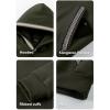imageJMIERR Mens Hoodies Pullover Casual Cotton Fleece Hooded Sweatshirts Long Sleeve ShirtsGreen
