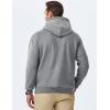 imageJMIERR Mens Hoodies Pullover Casual Cotton Fleece Hooded Sweatshirts Long Sleeve ShirtsGrey