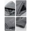 imageJMIERR Mens Hoodies Pullover Casual Cotton Fleece Hooded Sweatshirts Long Sleeve ShirtsGrey