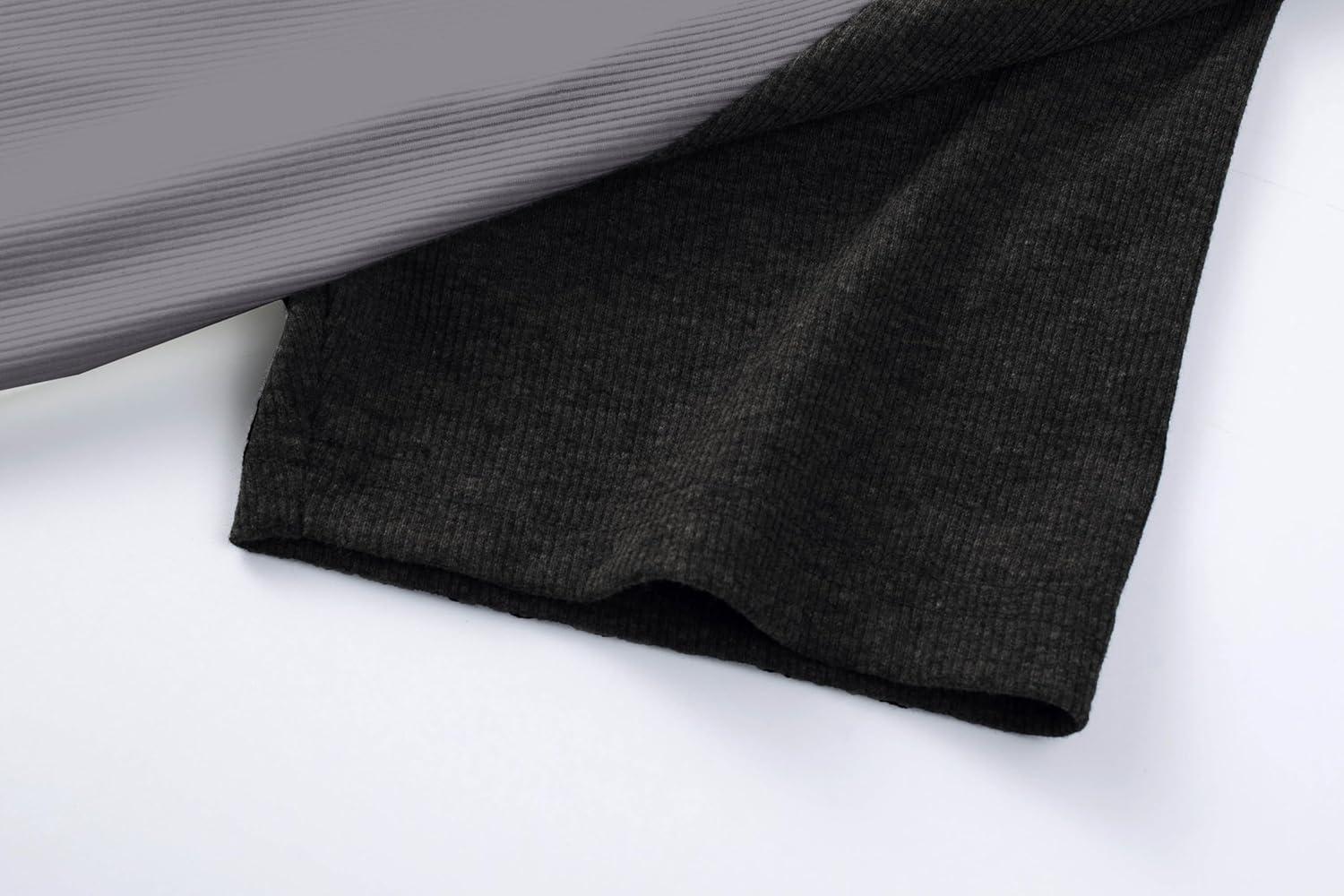 imageJMIERR Mens Muscle Slim Henley Shirts Crewneck Longline TShirt Gym Workout Athletic Shirt Tees with ButtonT Grey  Black