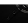 imageJMIERR Mens Muscle Slim Henley Shirts Crewneck Longline TShirt Gym Workout Athletic Shirt Tees with ButtonT Black  Grey
