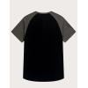 imageJMIERR Mens Muscle Slim Henley Shirts Crewneck Longline TShirt Gym Workout Athletic Shirt Tees with ButtonT Black  Grey