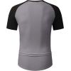 imageJMIERR Mens Muscle Slim Henley Shirts Crewneck Longline TShirt Gym Workout Athletic Shirt Tees with ButtonT Grey  Black