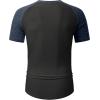 imageJMIERR Mens Muscle Slim Henley Shirts Crewneck Longline TShirt Gym Workout Athletic Shirt Tees with ButtonT Grey  Blue