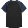 imageJMIERR Mens Muscle Slim Henley Shirts Crewneck Longline TShirt Gym Workout Athletic Shirt Tees with ButtonT Grey  Blue