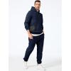 imageJMIERR Mens 2 Piece Outfits Hoodie Sweatshirt Tracksuit ampamp Joggers Sweatpants Sweatsuit SetNavy Blue