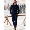 imageJMIERR Mens 2 Piece Outfits Hoodie Sweatshirt Tracksuit ampamp Joggers Sweatpants Sweatsuit SetNavy Blue