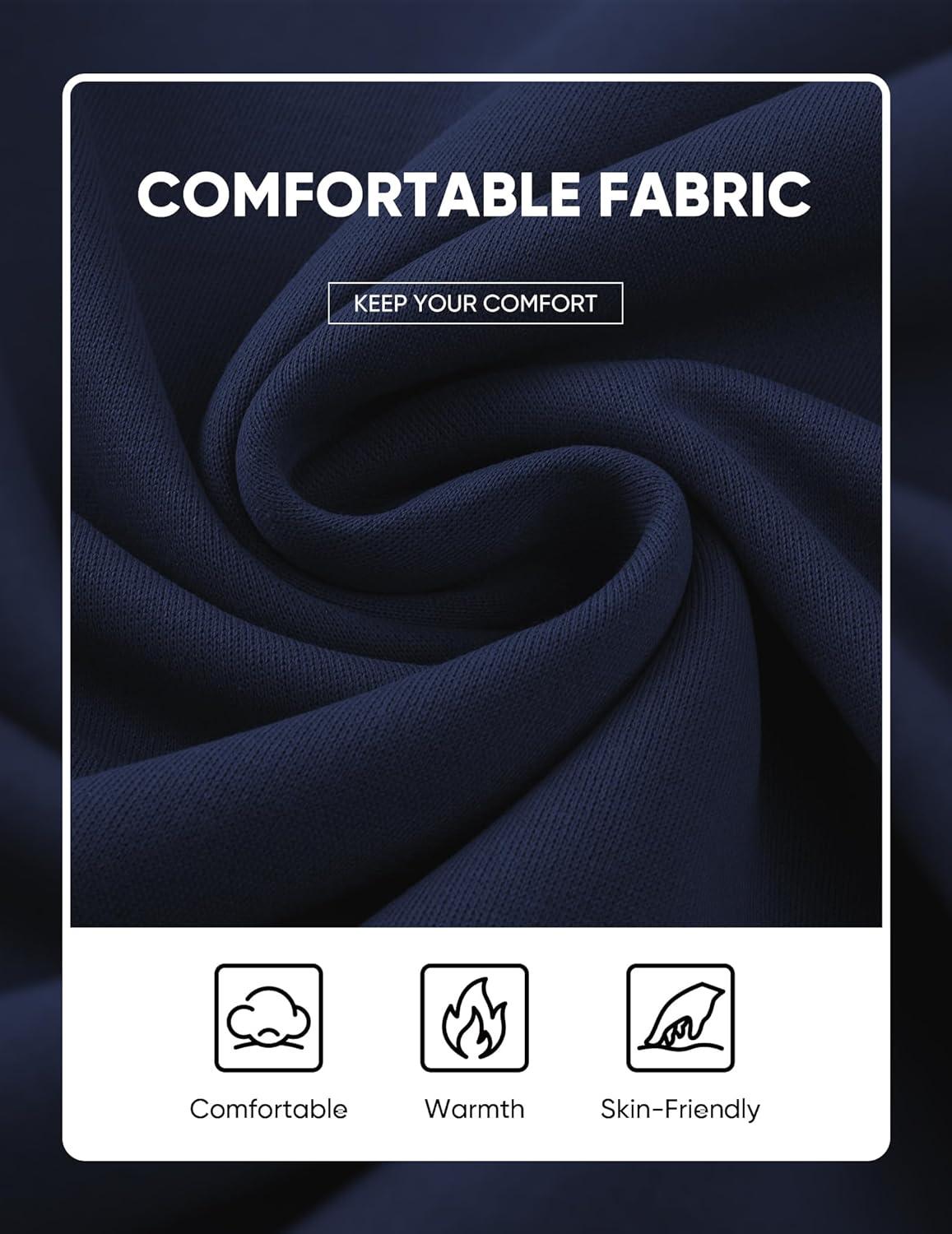 imageJMIERR Mens Track Suits 2 Piece Outfits Quarter Zipper Polo Shirt Tracksuit ampamp Joggers Sweatpants Sweatsuit SetsBlue