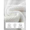 imageJMIERR Mens Crewneck Pullover Sweater Waffle Textured Knitted Sweaters Casual Loose Fit Sweaters with Ribbing Edge01 White