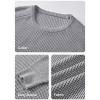 imageJMIERR Mens Crewneck Pullover Sweater Waffle Textured Knitted Sweaters Casual Loose Fit Sweaters with Ribbing Edge03 Light Grey