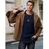imageJMIERR Mens Crewneck Pullover Sweater Waffle Textured Knitted Sweaters Casual Loose Fit Sweaters with Ribbing Edge04 Navy Blue