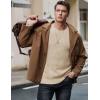 imageJMIERR Mens Crewneck Pullover Sweater Waffle Textured Knitted Sweaters Casual Loose Fit Sweaters with Ribbing Edge08 Light Khaki