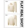 imageJMIERR 2025 Men Fall Tracksuit 2 Piece Set Old Money Polo Quarter Zip Twill Sweatsuits Jogging Sweatpants LoungewearB Beige