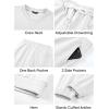 imageJMIERR Mens 2 Piece Outfits Crew Neck Sweatshirt Tracksuit ampamp Joggers Sweatpants Sweatsuit SetWhite