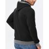 imageJMIERR Mens Cotton Casual Hoodies Sweatshirts Fashion Long Sleeve Drawstring Fleece Pullover Hoodie with PocketsA Black