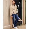 imageJMIERR Mens Cotton Casual Hoodies Sweatshirts Fashion Long Sleeve Drawstring Fleece Pullover Hoodie with PocketsApricot