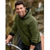 imageJMIERR Mens Cotton Casual Hoodies Sweatshirts Fashion Long Sleeve Drawstring Fleece Pullover Hoodie with PocketsB Green