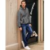 imageJMIERR Mens Cotton Casual Hoodies Sweatshirts Fashion Long Sleeve Drawstring Fleece Pullover Hoodie with PocketsB Grey