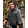 imageJMIERR Mens Cotton Casual Hoodies Sweatshirts Fashion Long Sleeve Drawstring Fleece Pullover Hoodie with PocketsB Grey