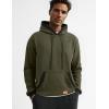 imageJMIERR Mens Cotton Casual Hoodies Sweatshirts Fashion Long Sleeve Drawstring Fleece Pullover Hoodie with PocketsMoss Green