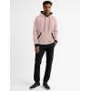 imageJMIERR Mens Cotton Casual Hoodies Sweatshirts Fashion Long Sleeve Drawstring Fleece Pullover Hoodie with PocketsPink