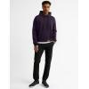 imageJMIERR Mens Cotton Casual Hoodies Sweatshirts Fashion Long Sleeve Drawstring Fleece Pullover Hoodie with PocketsPurple