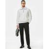 imageJMIERR Mens Fleece Quarter Zip Pullover Sweater Casual Cotton Fall Winter Family Outfit Warm Mock Neck with PocketsC White