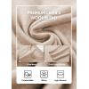 imageJMIERR Mens Wool Blend Classic Crew Neck Casual Fall SweatersBeige