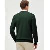 imageJMIERR Mens Wool Blend Classic Crew Neck Casual Fall SweatersClover Green