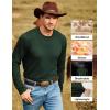 imageJMIERR Mens Wool Blend Classic Crew Neck Casual Fall SweatersClover Green