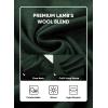 imageJMIERR Mens Wool Blend Classic Crew Neck Casual Fall SweatersClover Green