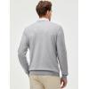 imageJMIERR Mens Wool Blend Classic Crew Neck Casual Fall SweatersLight Grey
