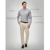 imageJMIERR Mens Wool Blend Classic Crew Neck Casual Fall SweatersLight Grey